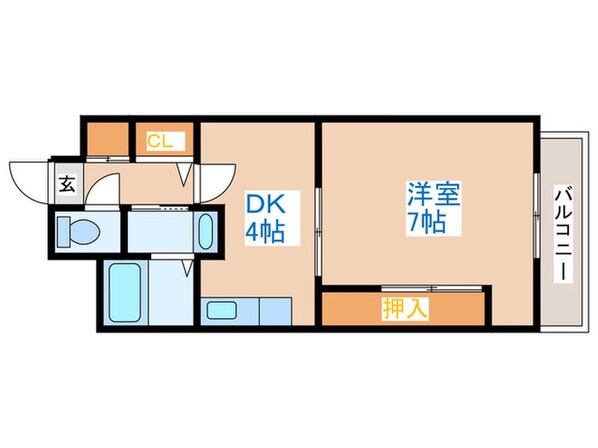 コ－トロティ琴似の物件間取画像